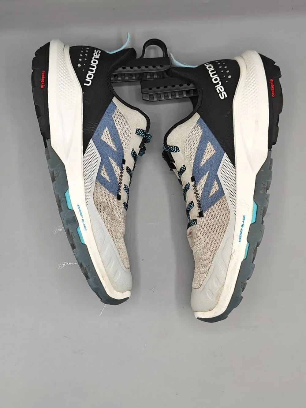 Salomon OUTpulse Shoes Women's 8.5 Gray Trail Running Hiking Sneakers 471531